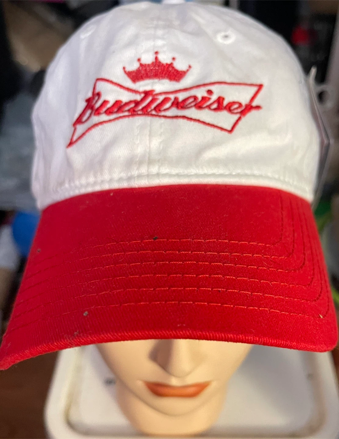Budweiser Baseball Cap - Red & White - photo 5