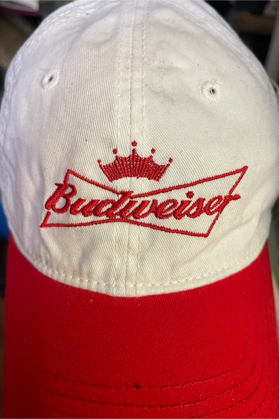 Budweiser Baseball Cap - Red & White