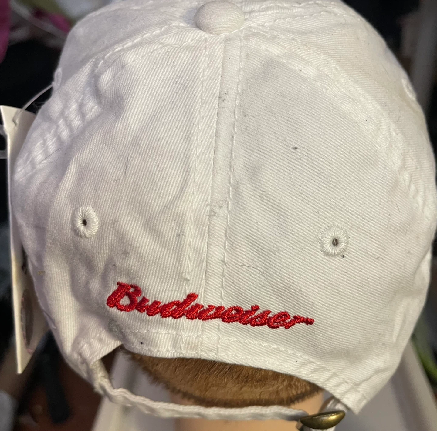 Budweiser Baseball Cap - Red & White - photo 3
