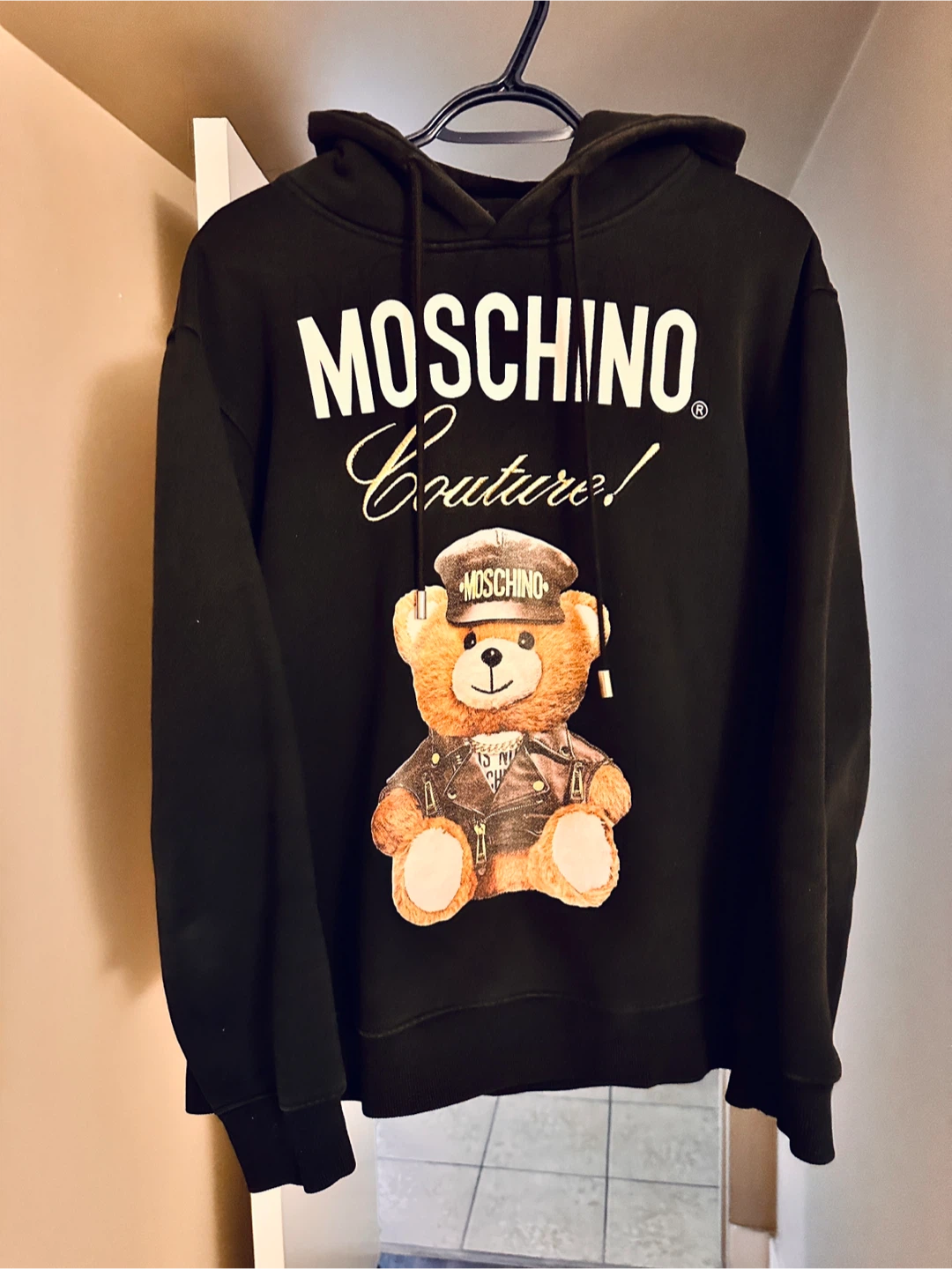 Moschino Couture Black Hoodie M-L