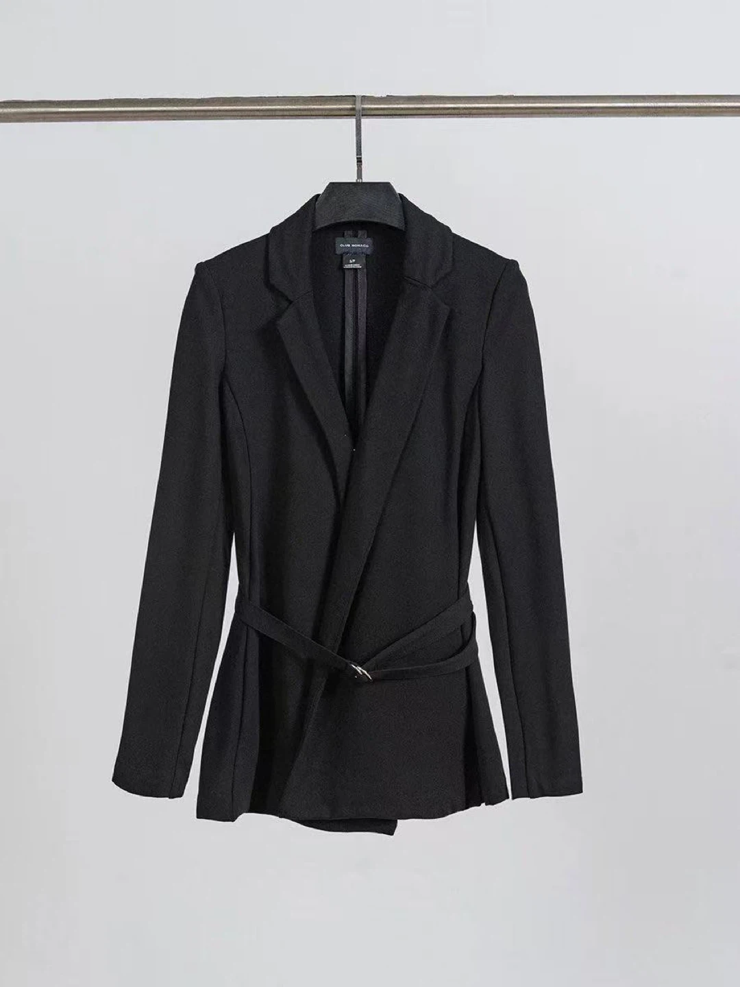 Brand New Club Monaco Black Belted Blazer - Size 6