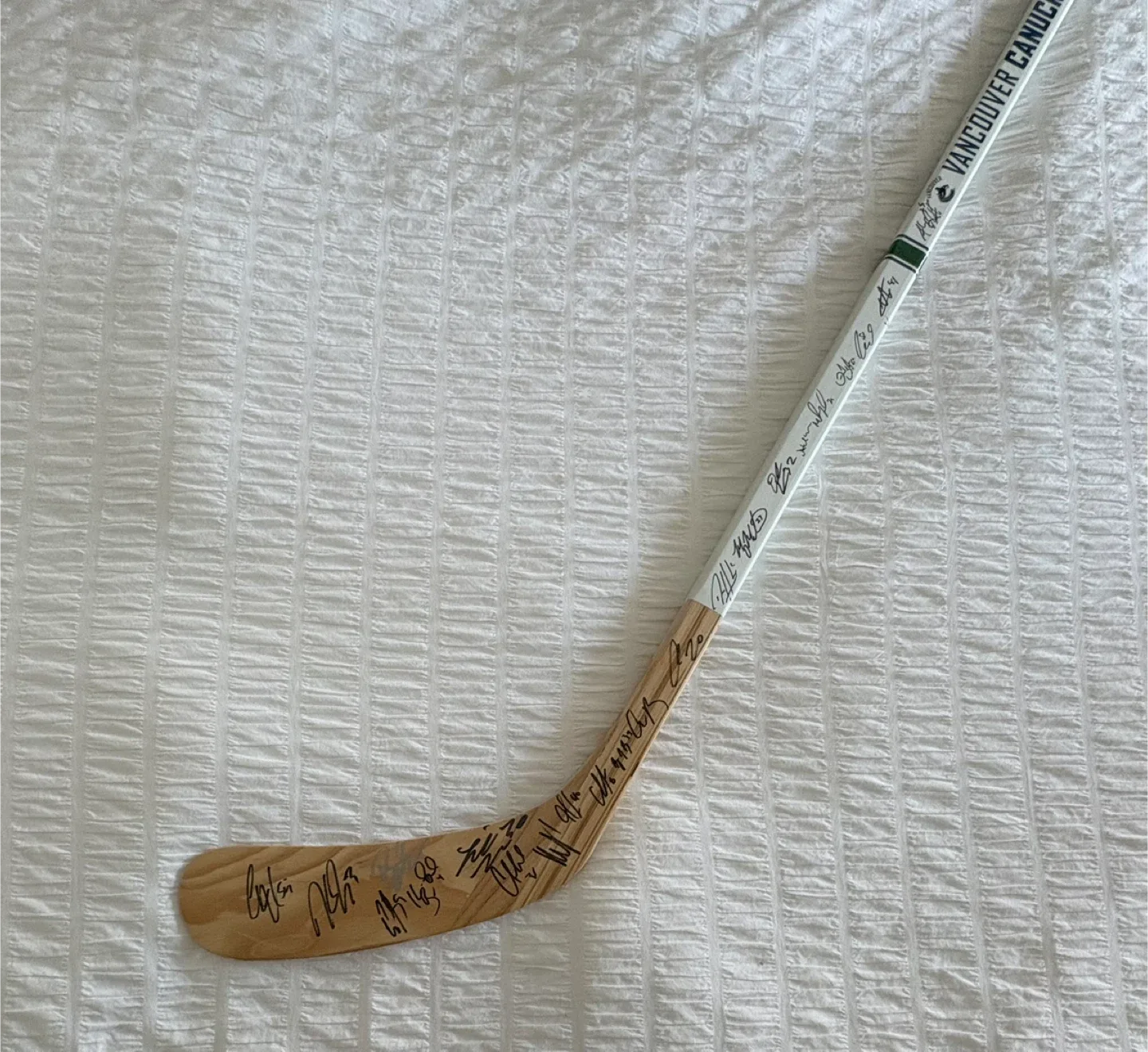 Vancouver Canucks Limited Edition Signature Series Hockey Stick image indicator(3)