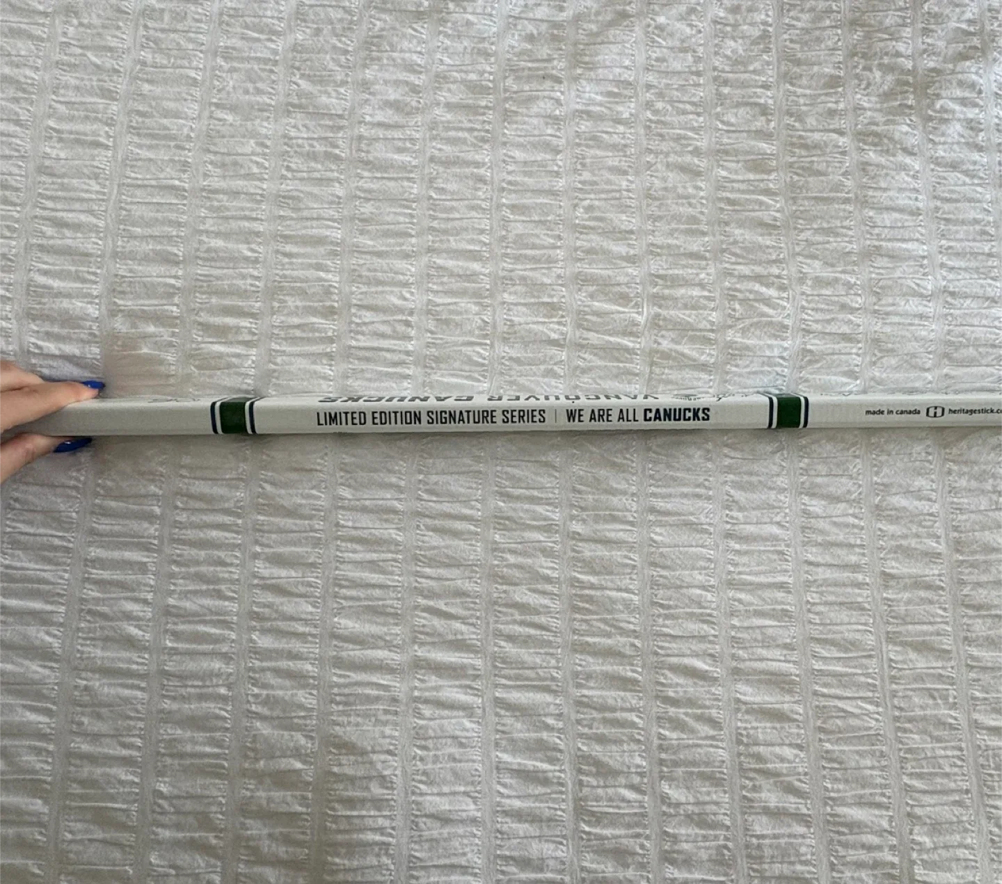 Vancouver Canucks Limited Edition Signature Series Hockey Stick image indicator(4)