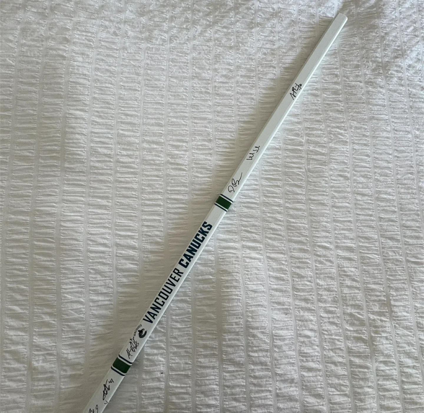 Vancouver Canucks Limited Edition Signature Series Hockey Stick image indicator(2)