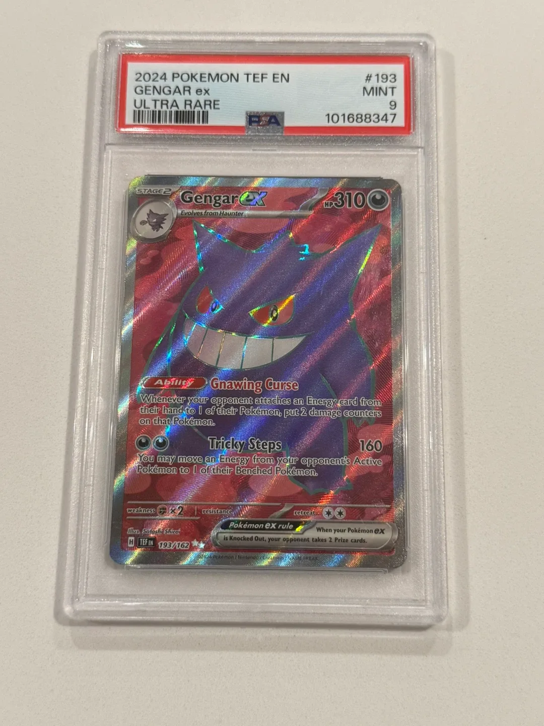 Gengar ex Ultra Rare Pokemon Card #193 thumbnail