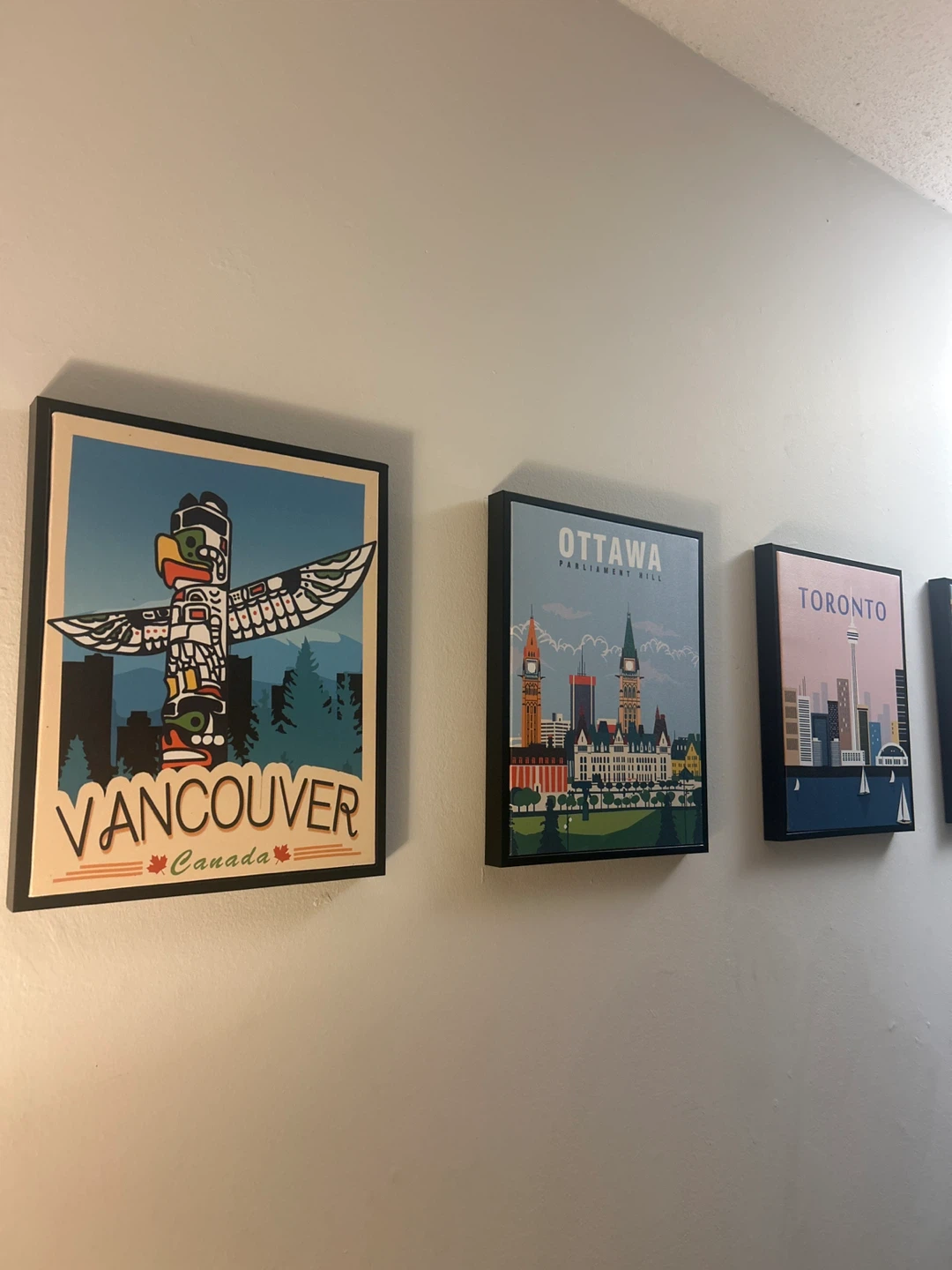 Framed Canadian City Art Prints - photo 2