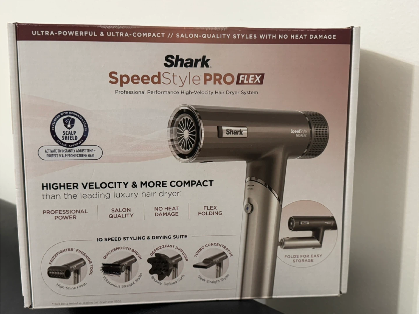 Shark SpeedStyle PRO FLEX Hair Dryer - New in Box!