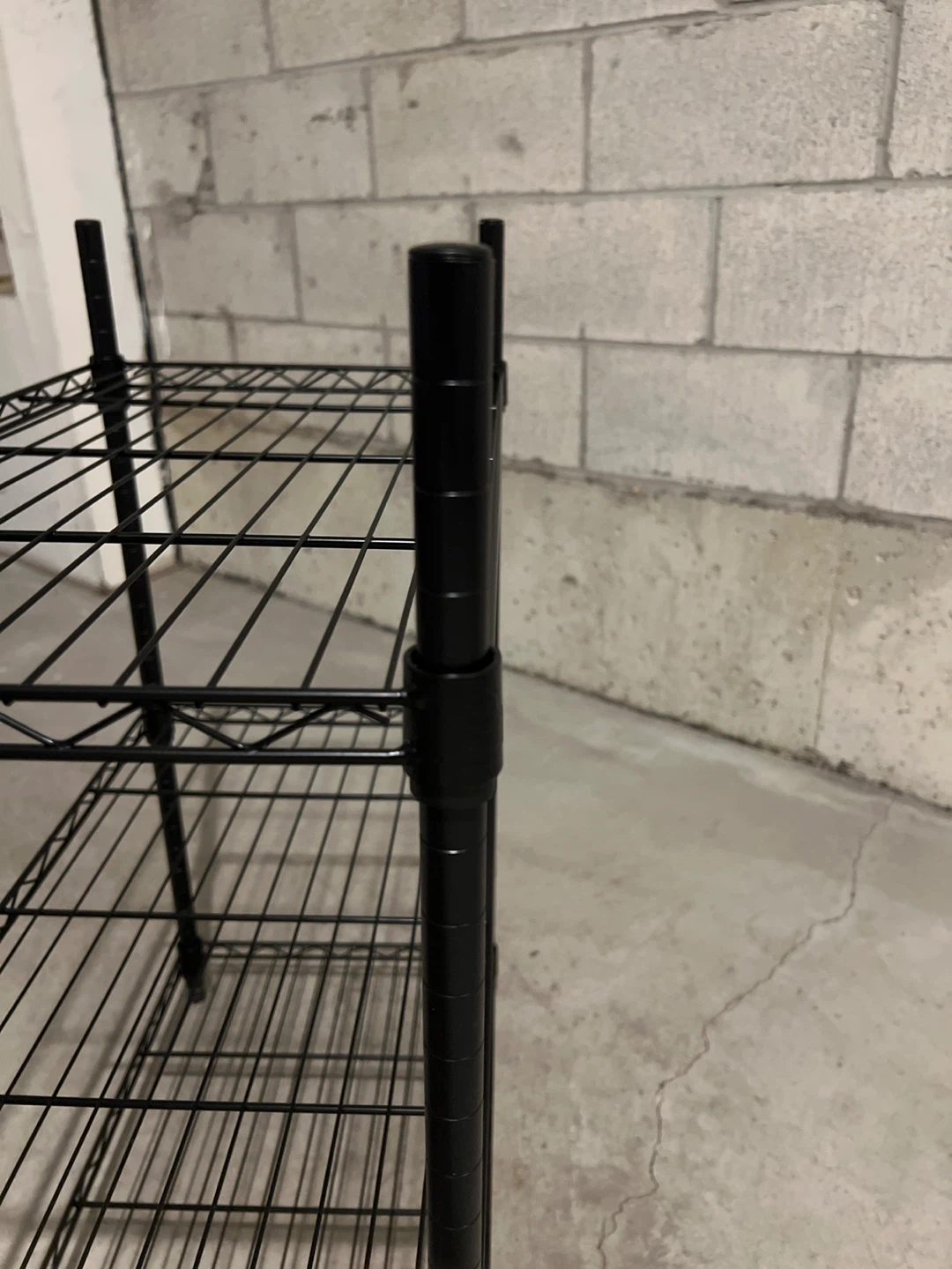 Black Wire adjustable Shelf Unit - 3 units - photo 3