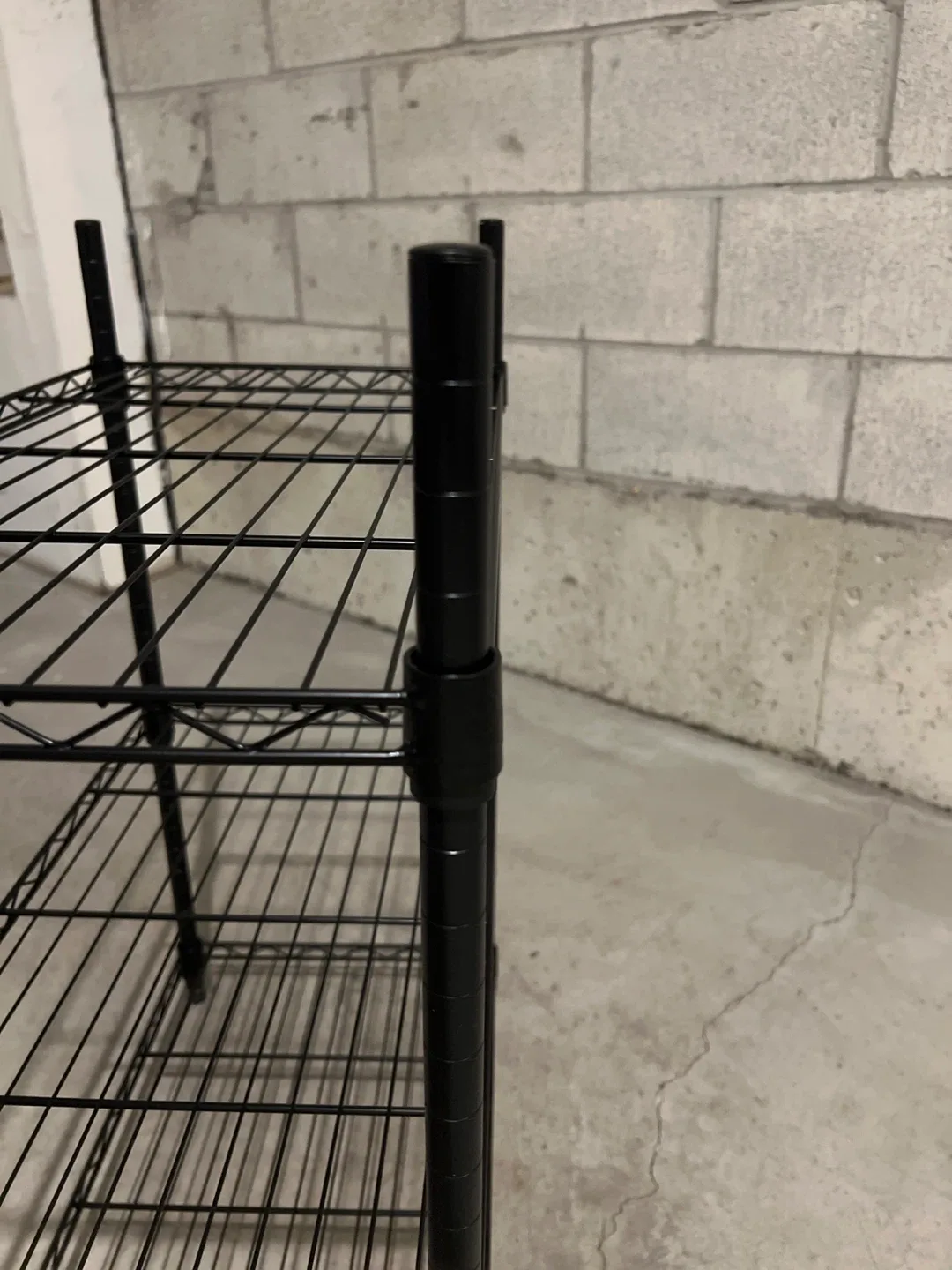 Black Wire adjustable Shelf Unit - 3 units image indicator(3)