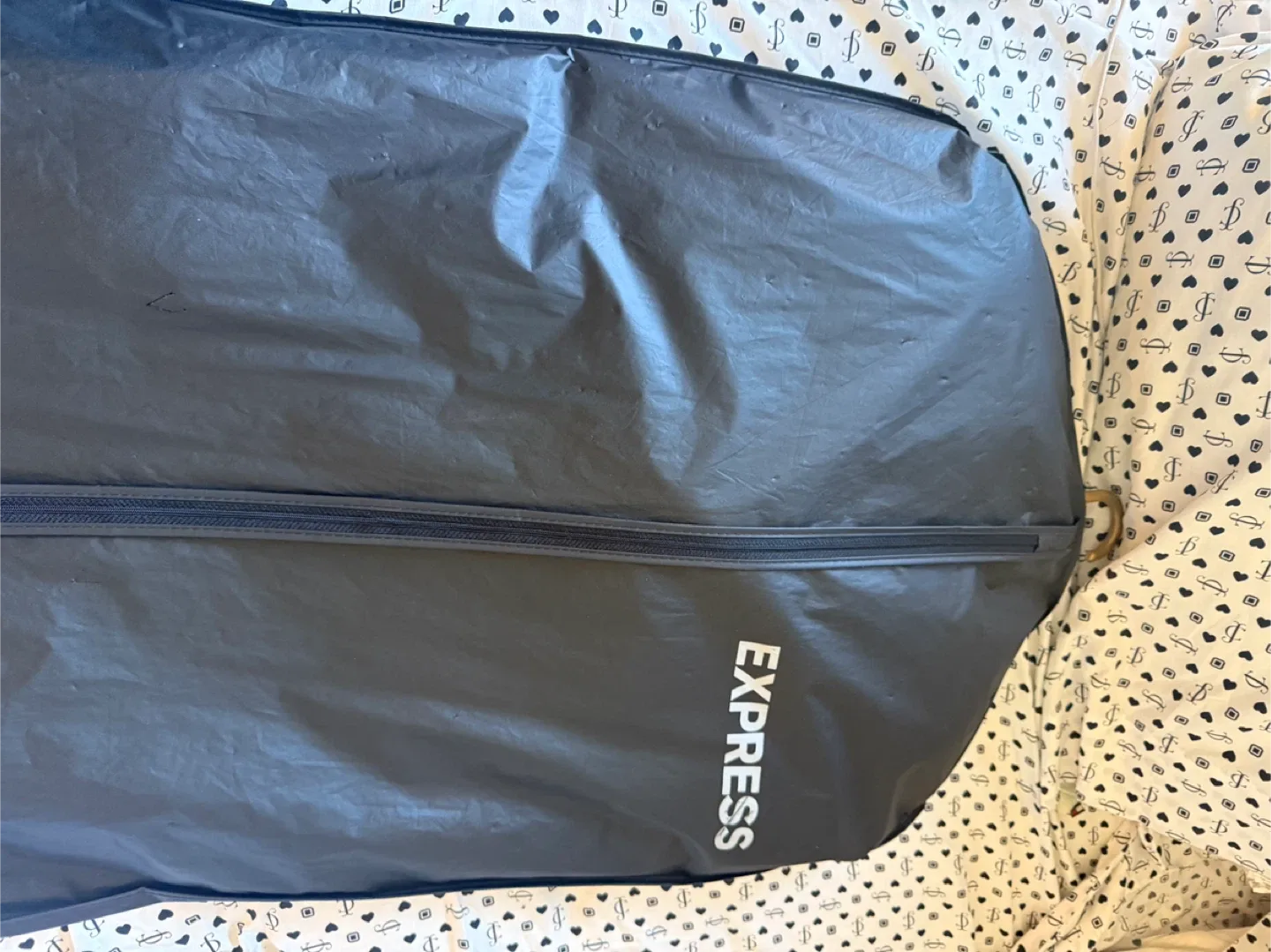 Express Black Coat with Faux Fur Collar image indicator(4)