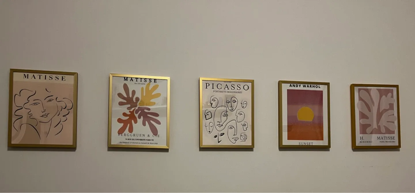 Framed Art Prints - set of 5