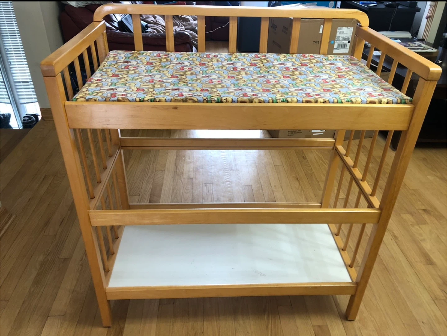 Wooden Baby Changing Table
