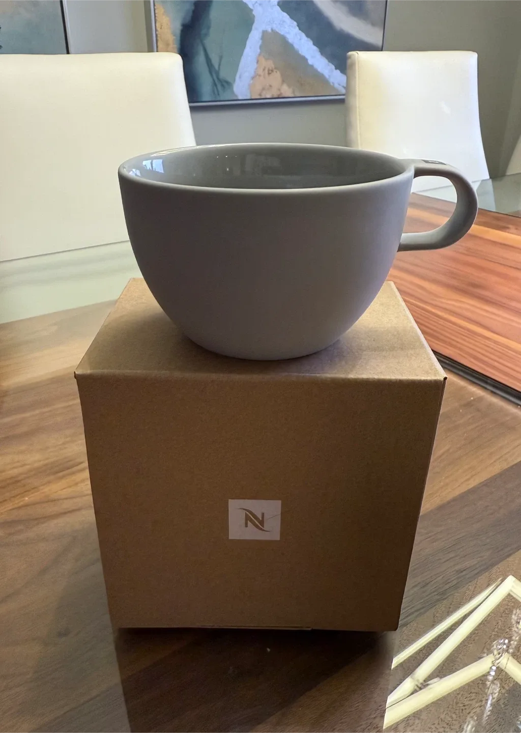 FOUR new Nespresso Cappuccino Medium Cups image indicator(2)