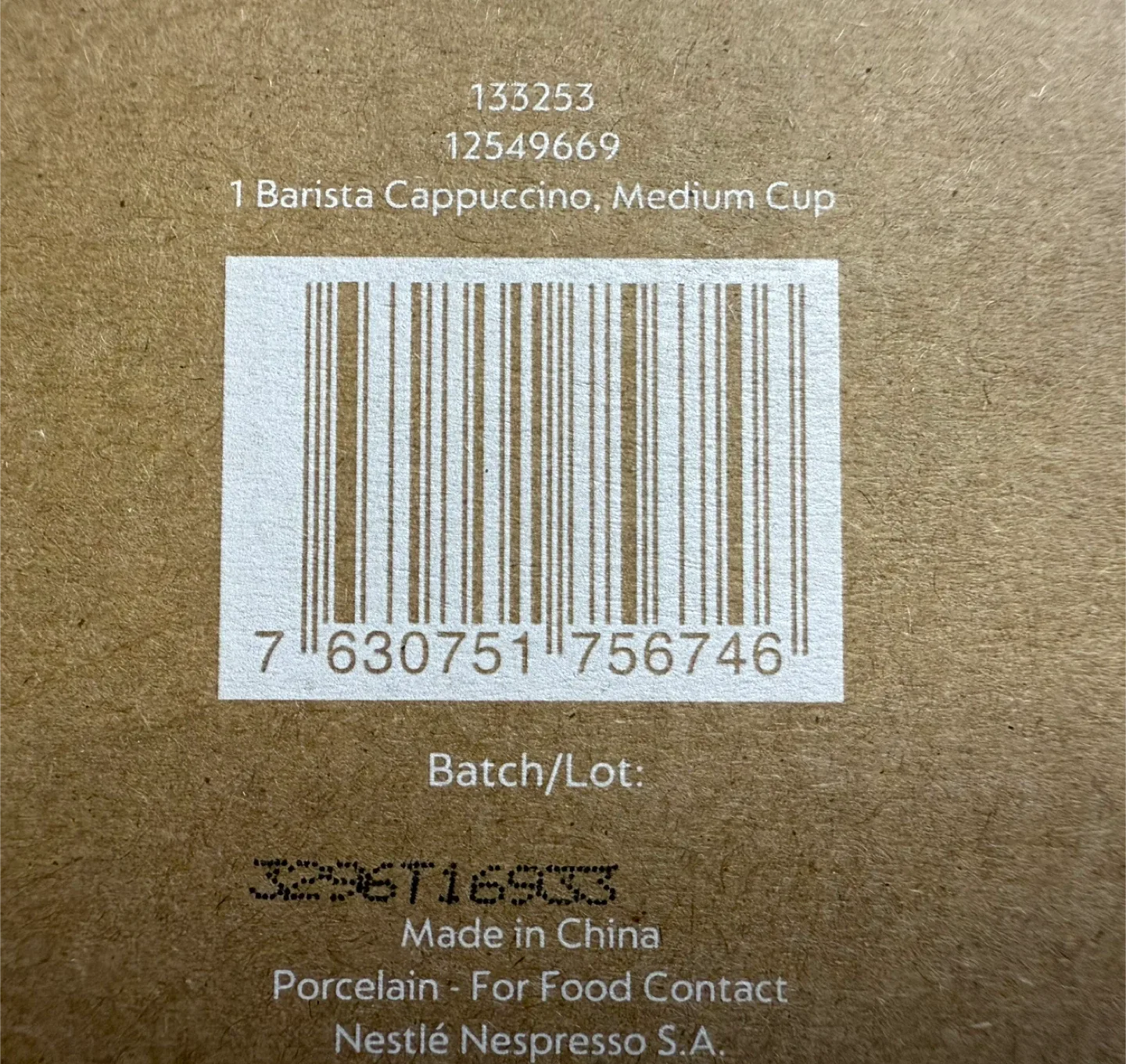 FOUR new Nespresso Cappuccino Medium Cups image indicator(3)