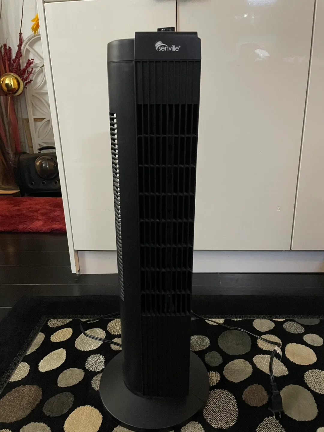 Senville Black Tower Fan thumbnail