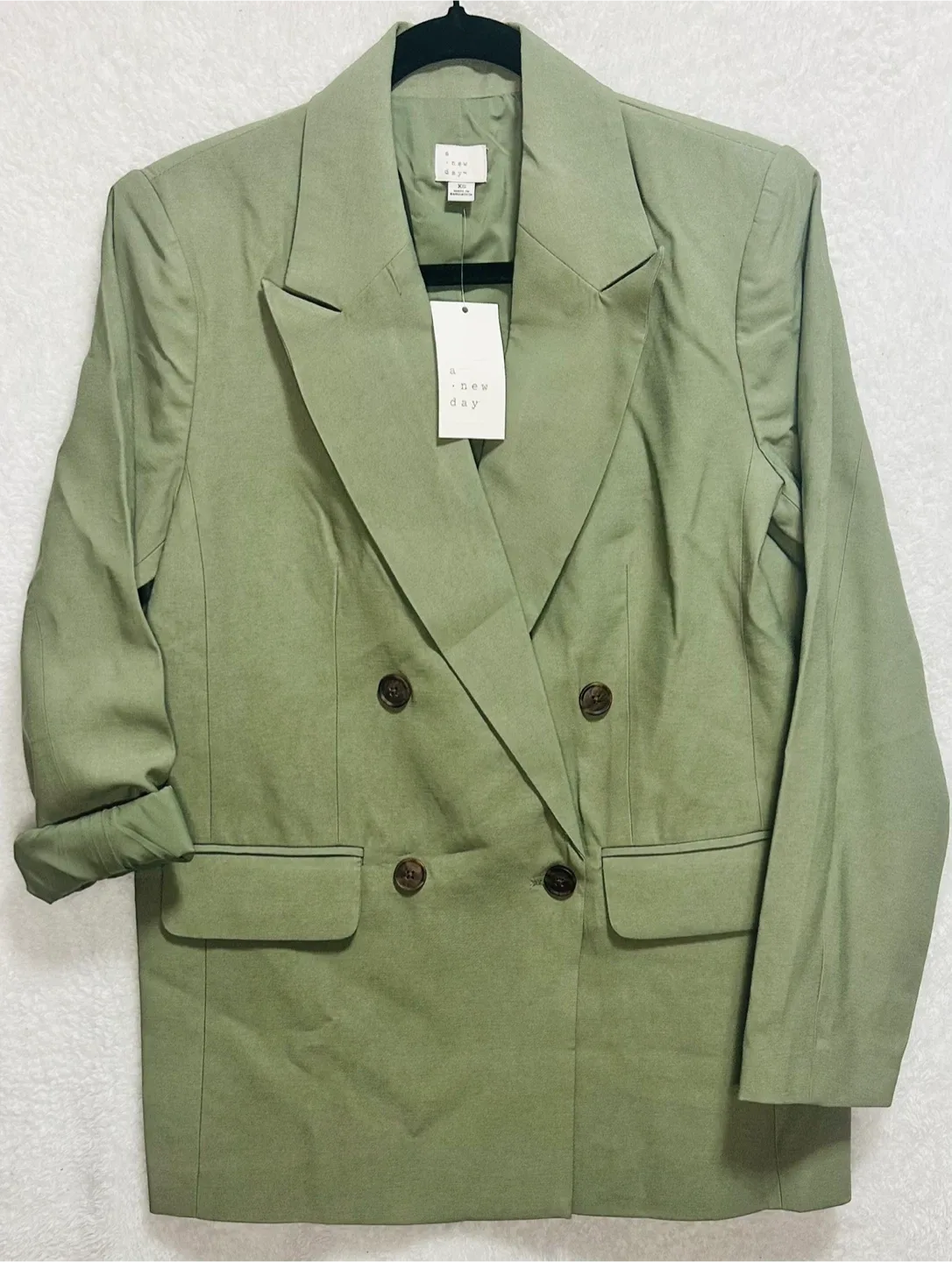 NWT Target A New Day Sage Green Blazer Sizes XS-2X thumbnail