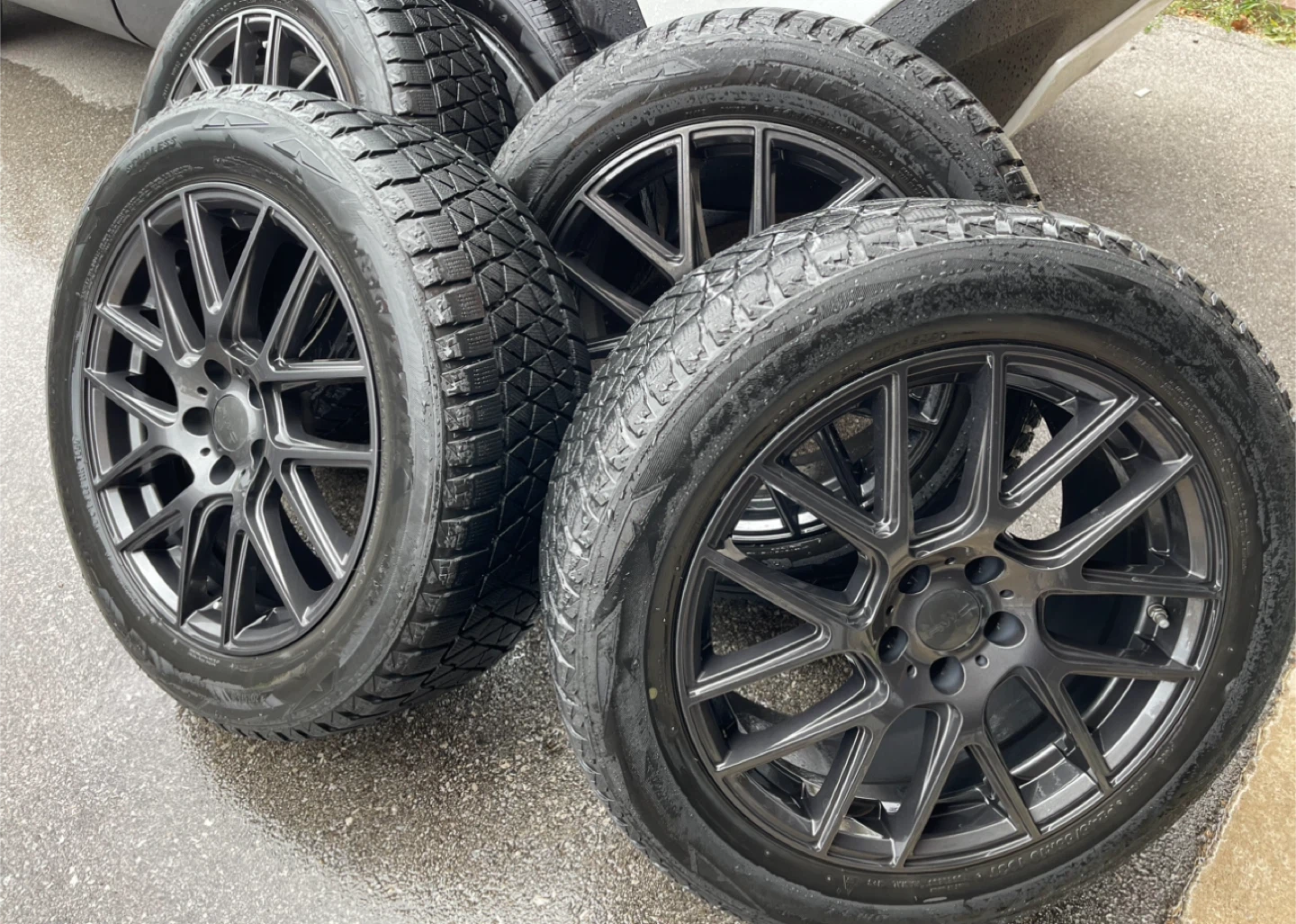 Set of new Winter Tires on Rims for Toyota highlander and sienna