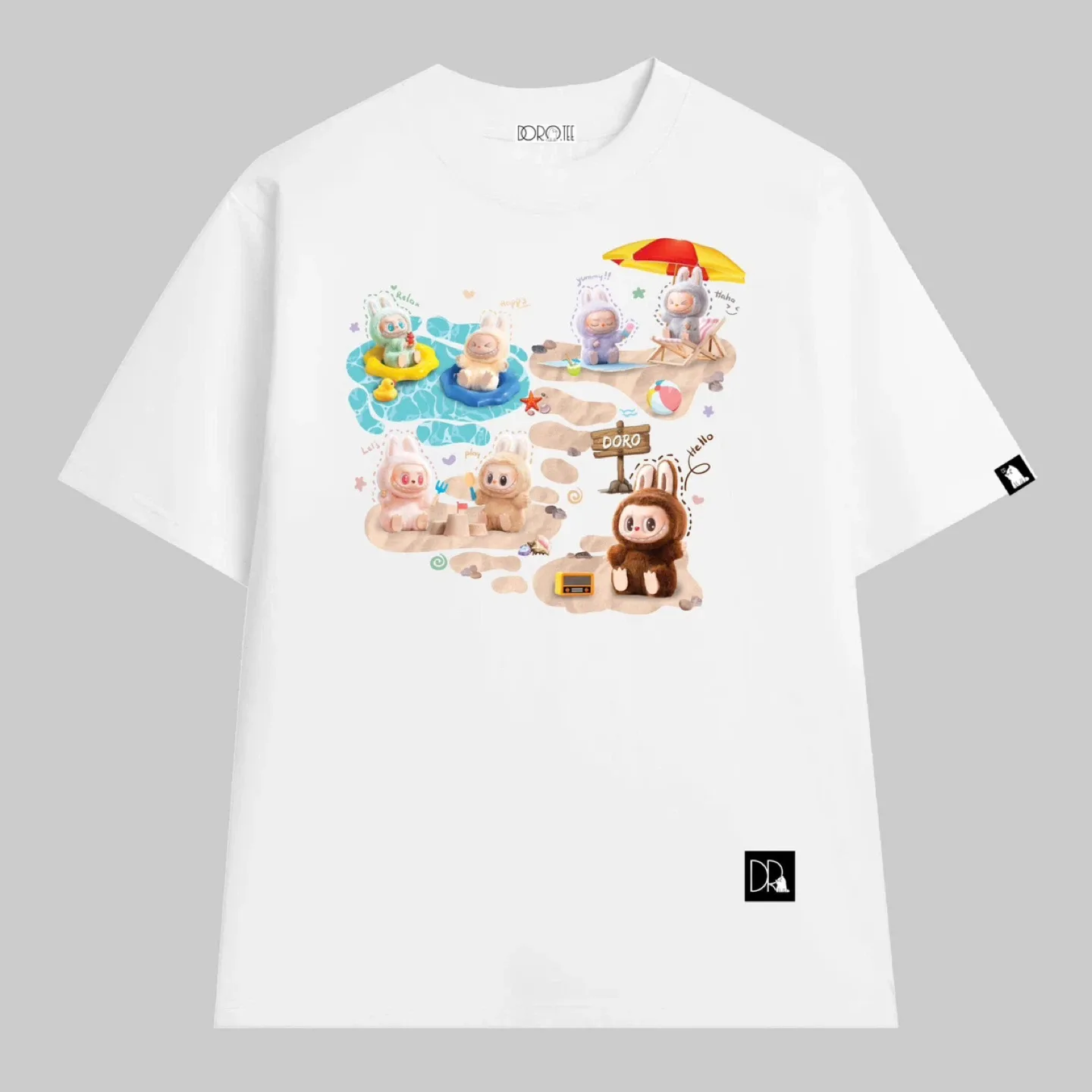 New Labubu Graphic Print T-Shirt - Size M/L image indicator(3)