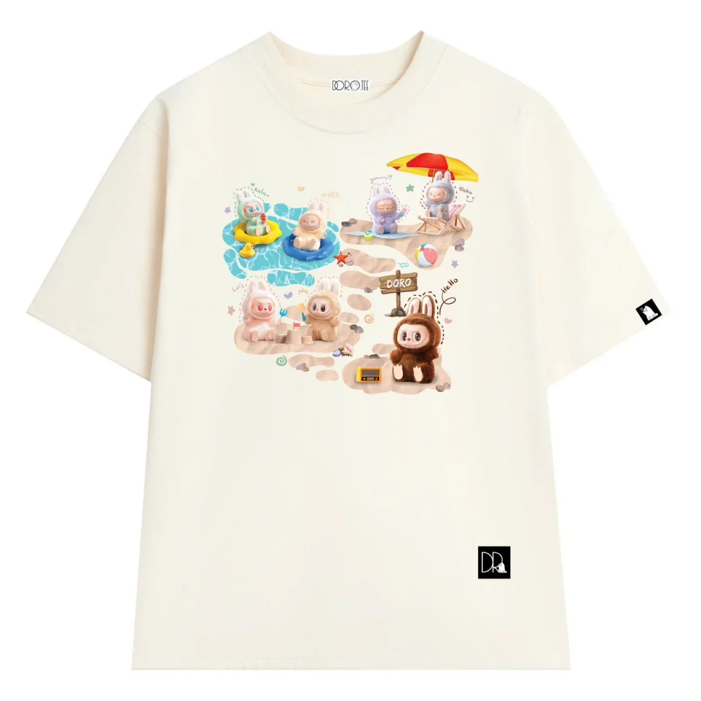 New Labubu Graphic Print T-Shirt - Size M/L image indicator(2)