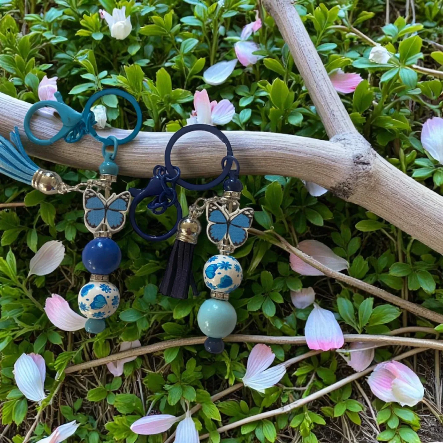 Butterfly Beaded Keychain image indicator(6)