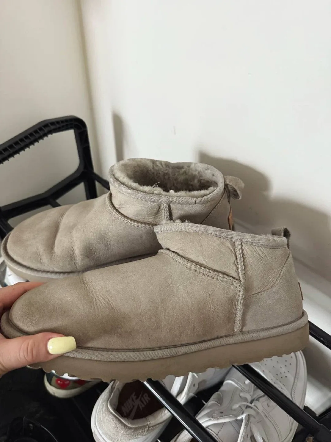 UGG Classic Ultra Mini , grey-beige, size 10 with box thumbnail