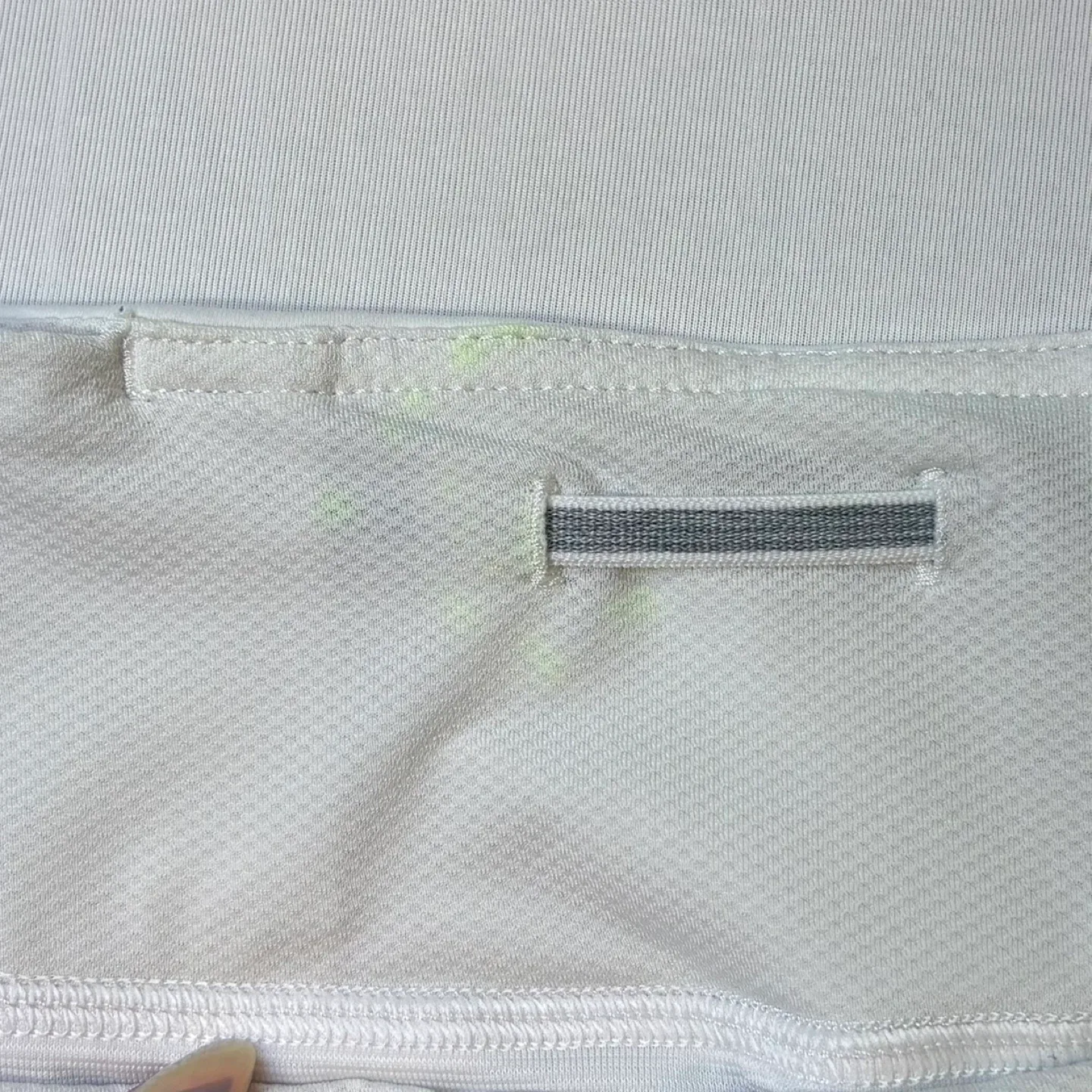Lululemon Grey Light As Air Running Shorts Lined Lasercut Sz 10 image indicator(8)