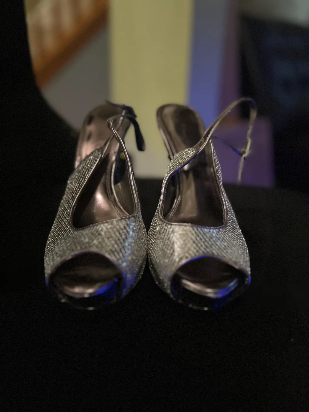 Silver Glitter Heels image indicator(6)
