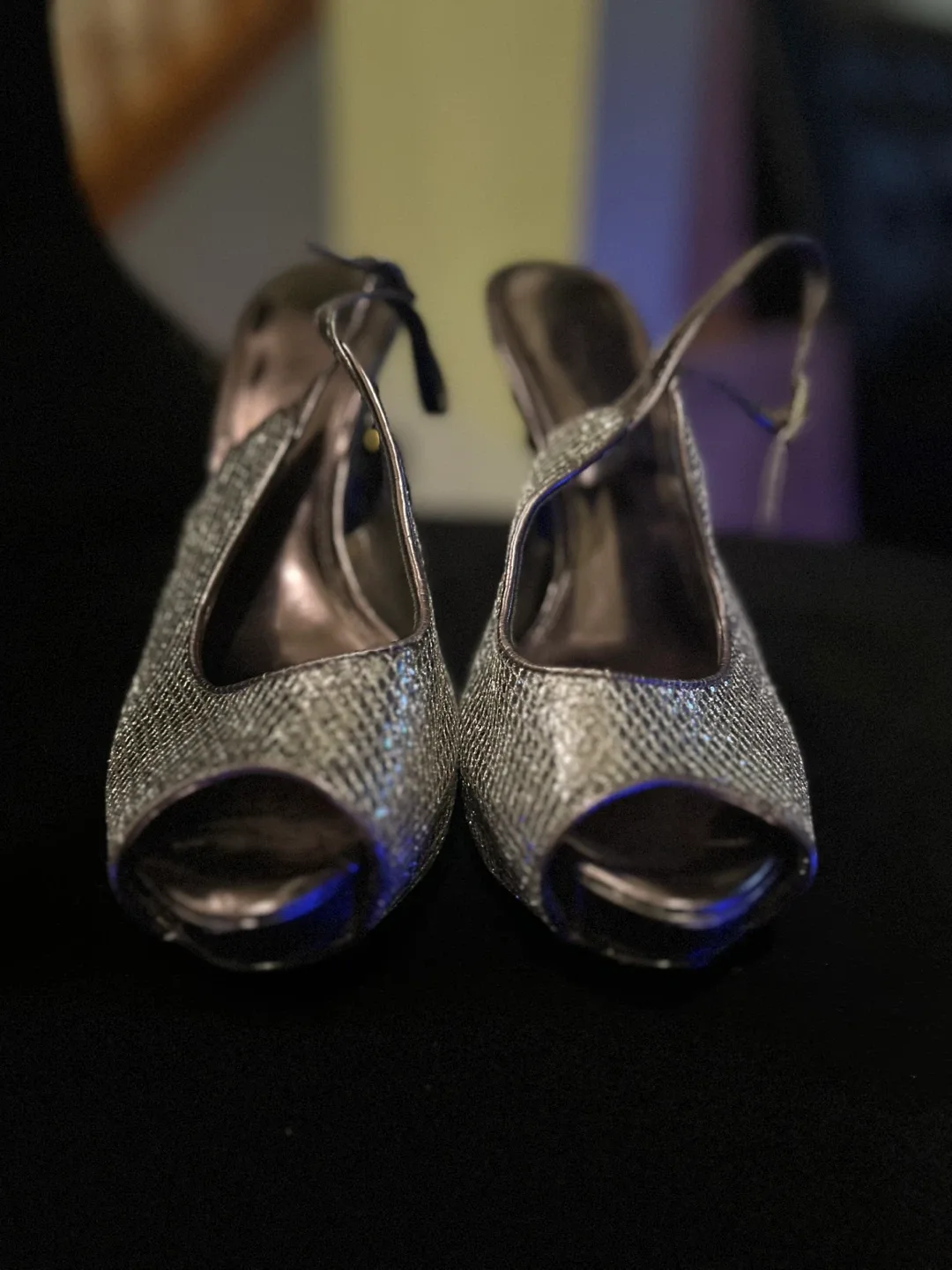 Silver Glitter Heels image indicator(7)