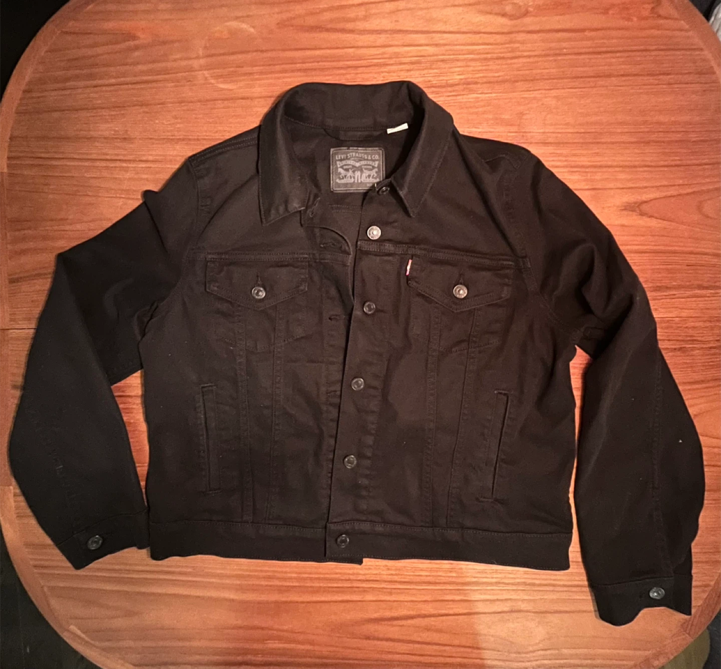 Levi's Black Denim Trucker Jacket
