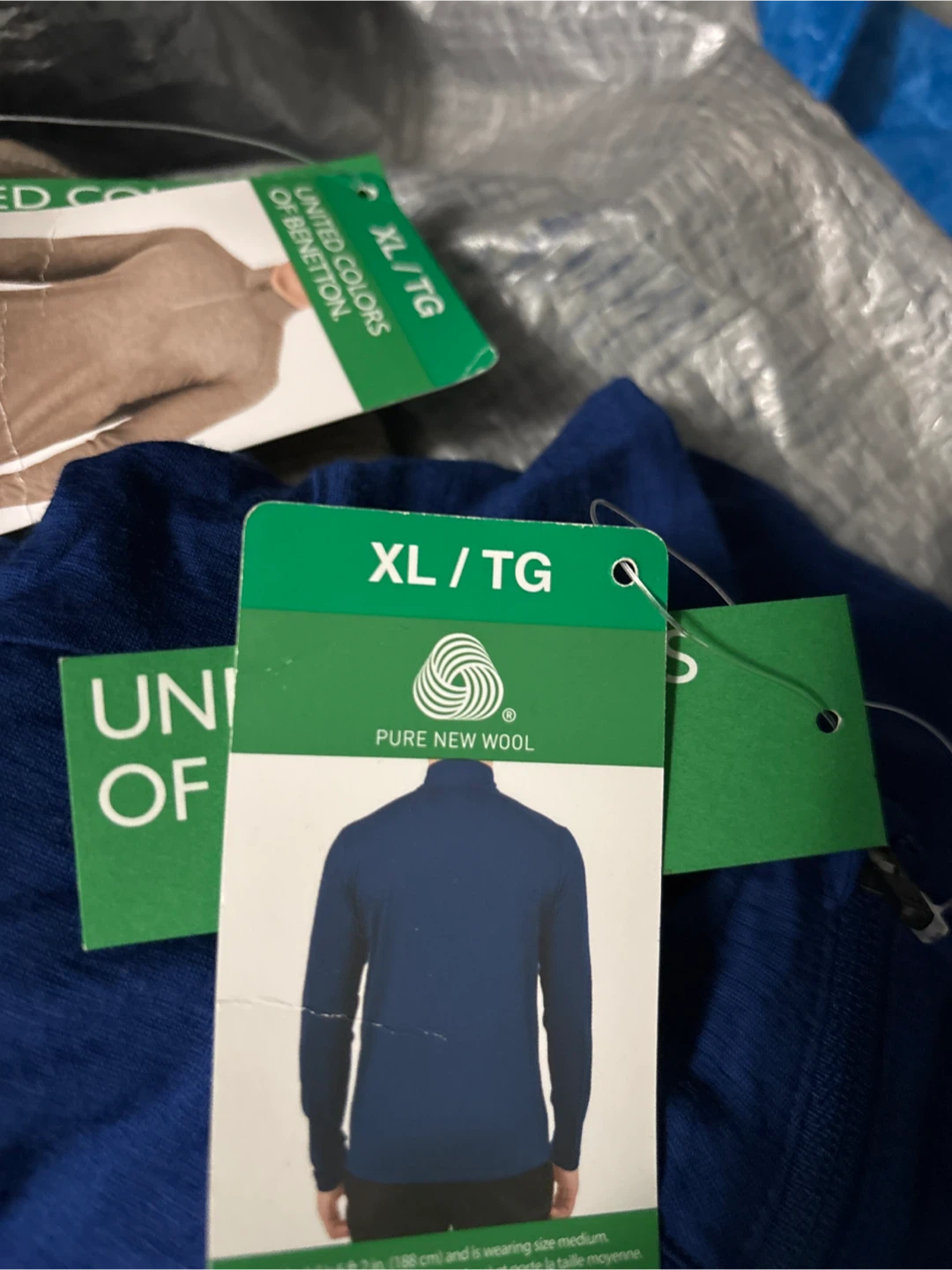 United Colors of Benetton 1/4 Zip Pullover XL - photo 4