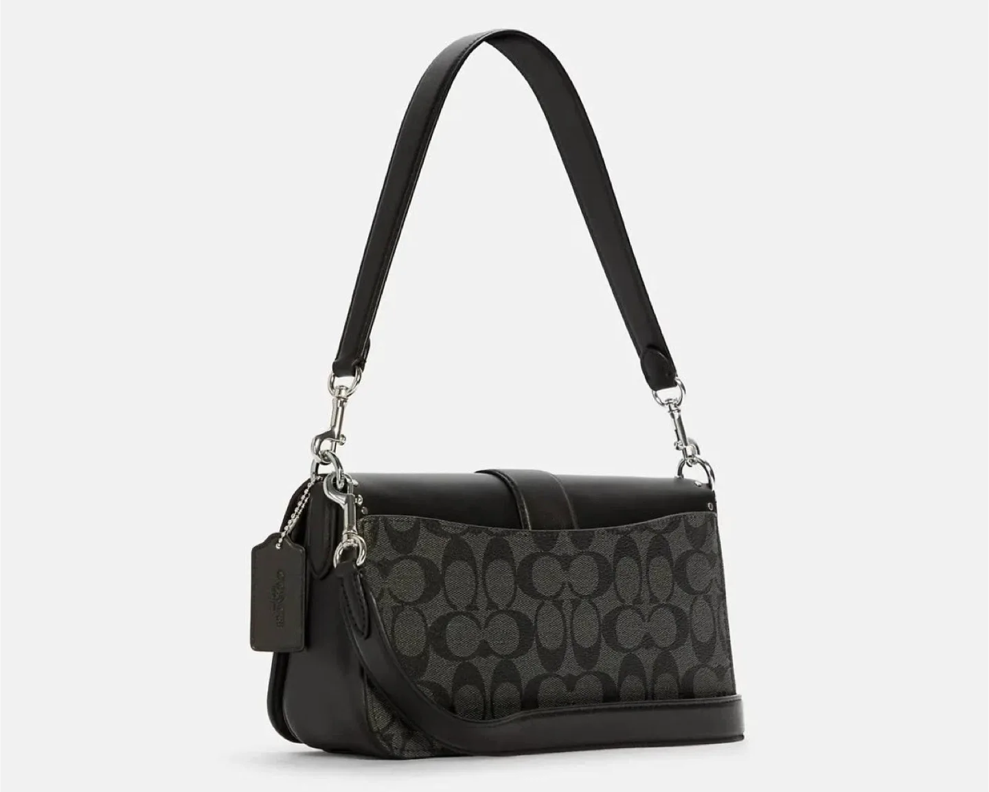 Coach Georgie Saddle Bag in Signature Jacquard image indicator(2)