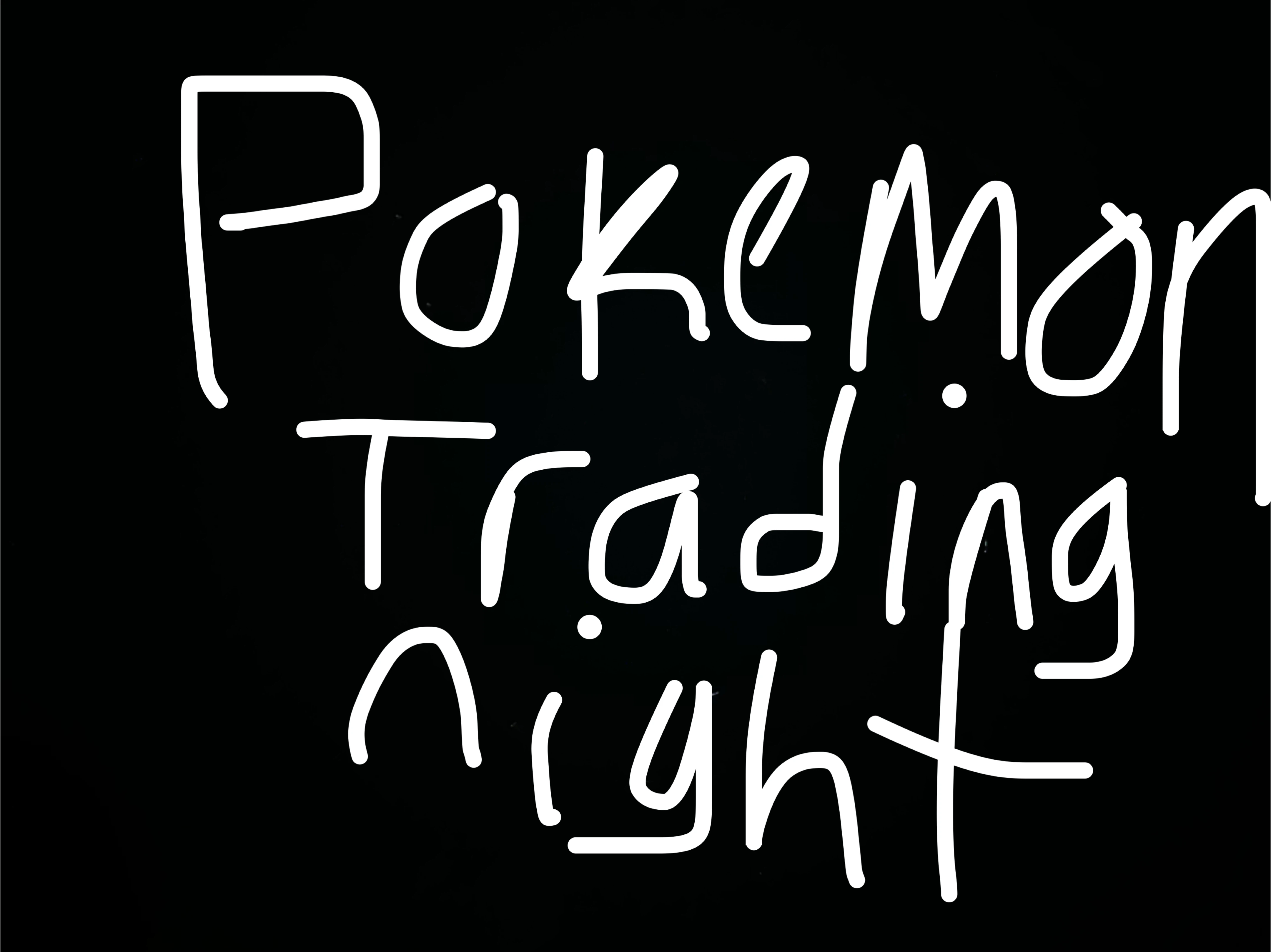 Pokemon Trading Night