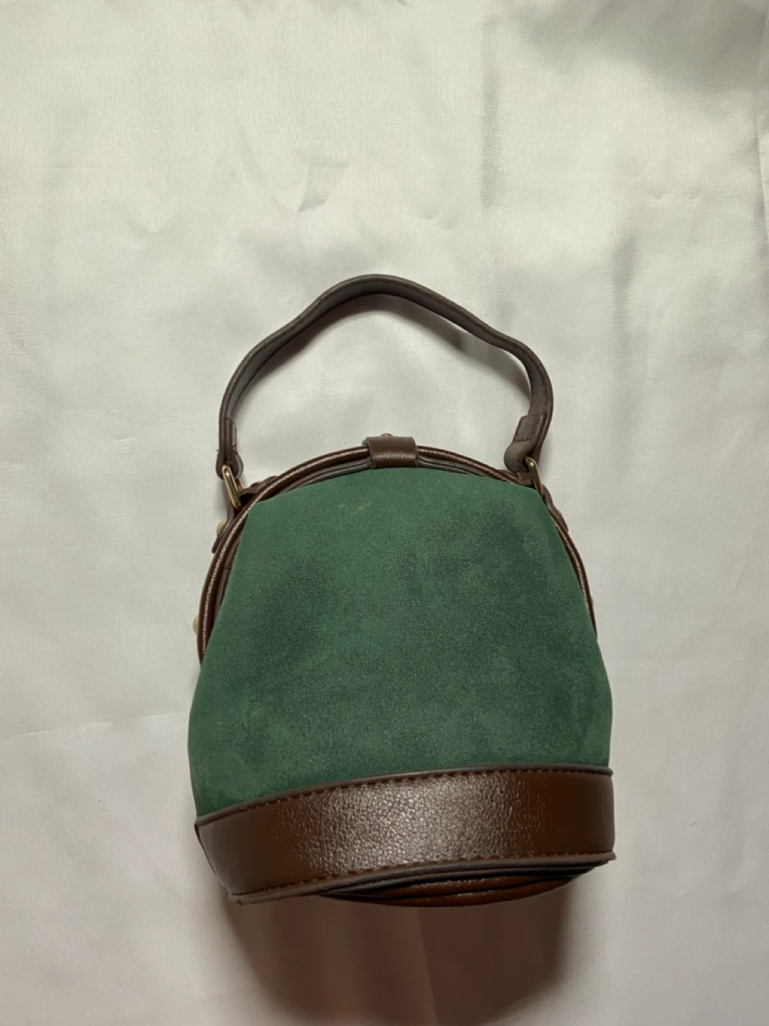 Green & Brown Handbag