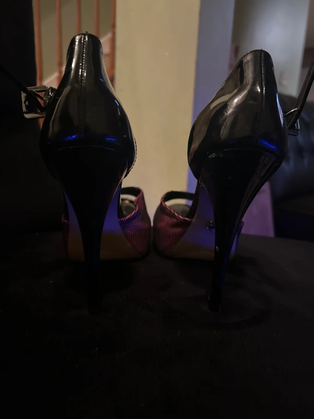 Rock & Republic Black/Pink Heels image indicator(4)