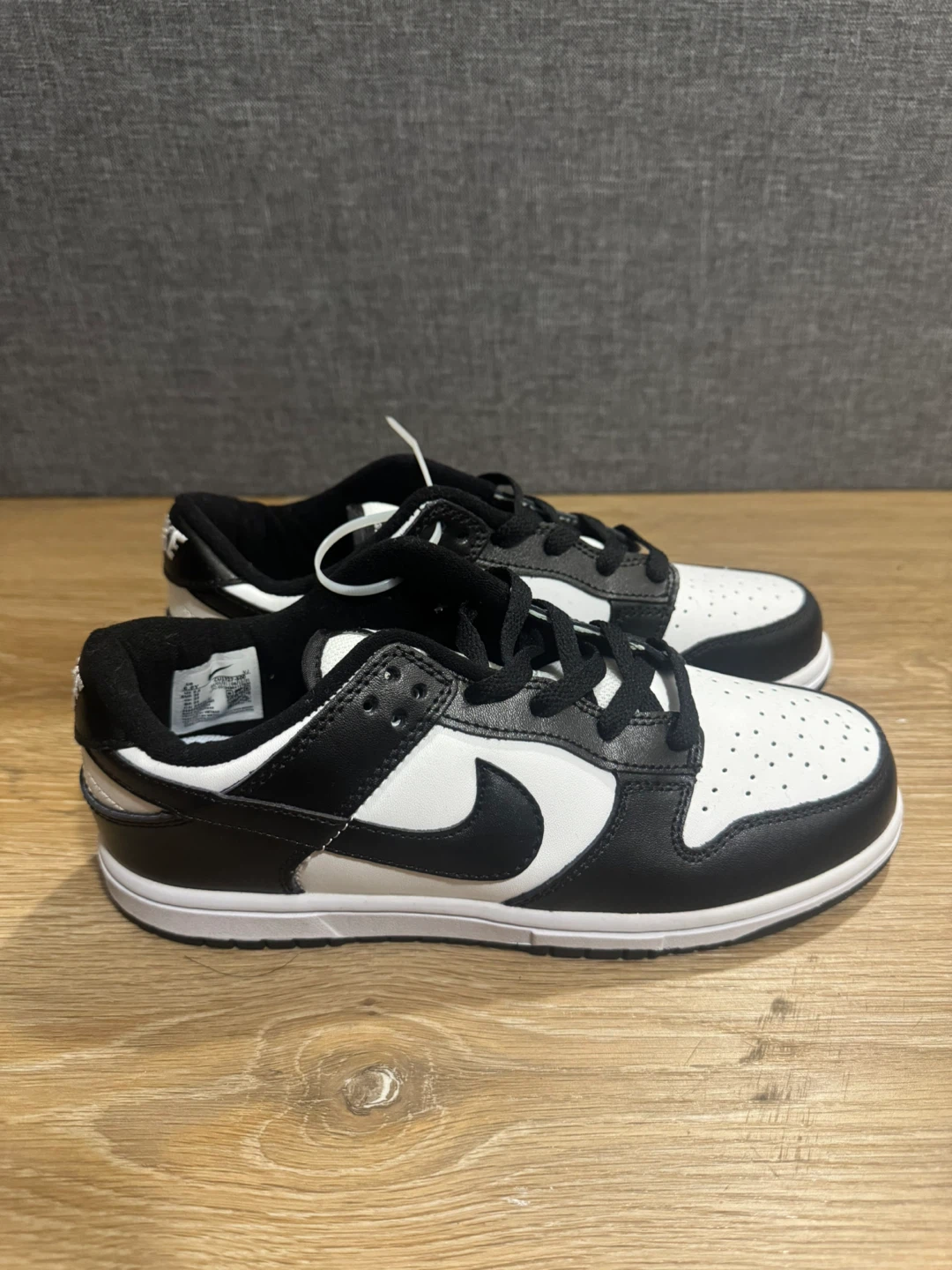 Nike Dunk Low Panda Black and White Size 6.5Y/8W