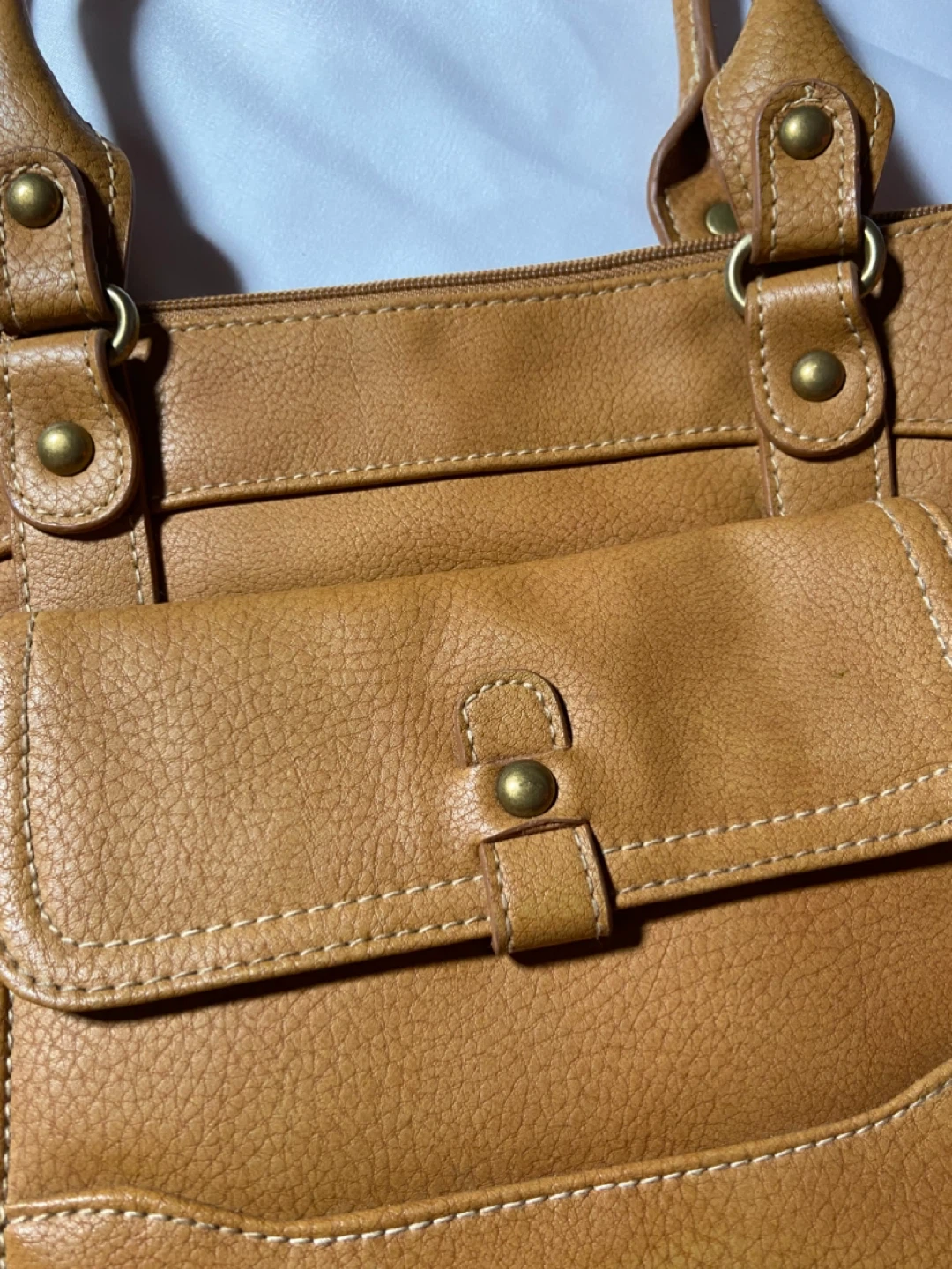 Carryland Tan Leather Handbag - photo 2