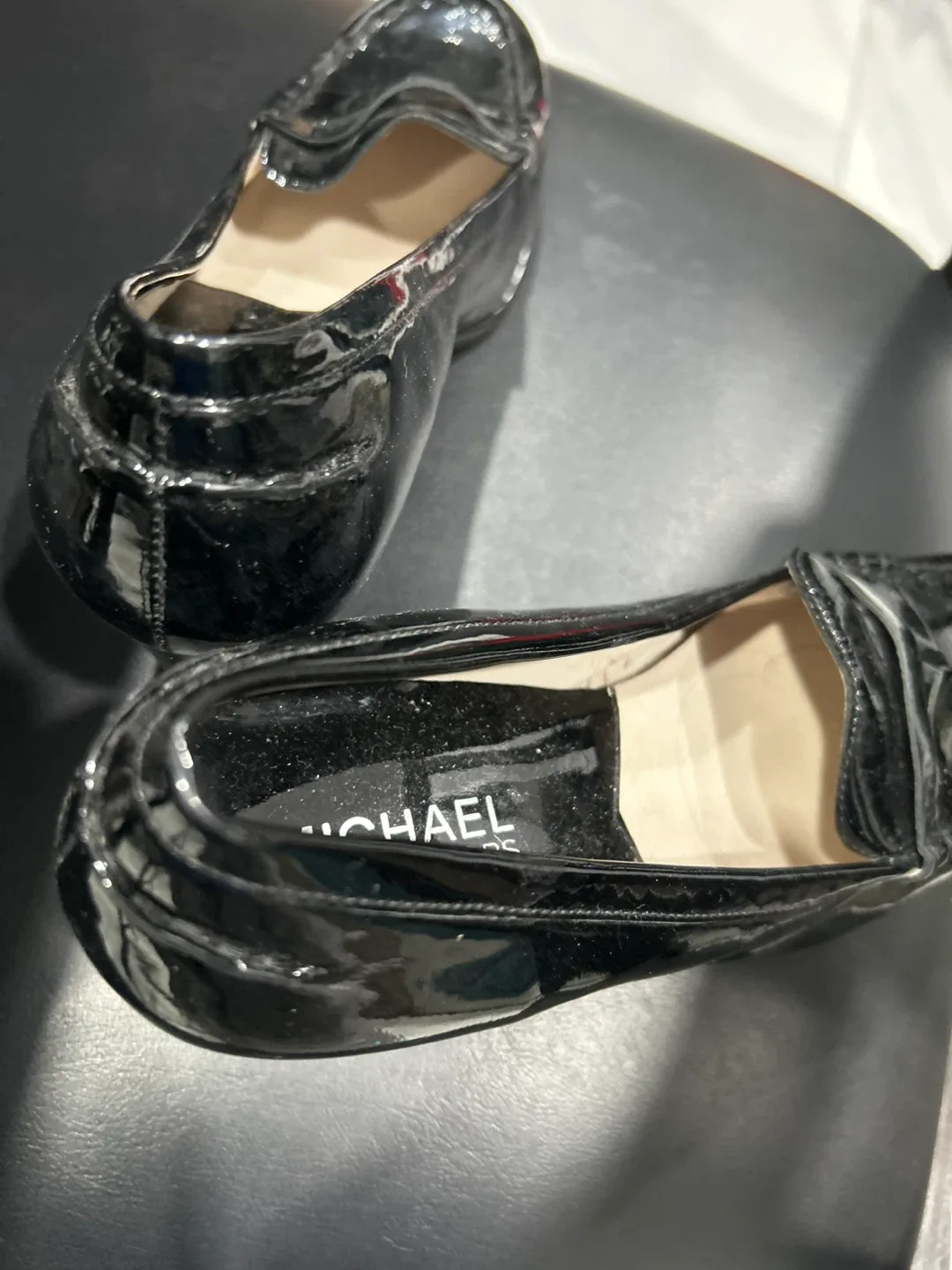 Michael Kors Black Patent Leather Heels - Size 8 image indicator(4)
