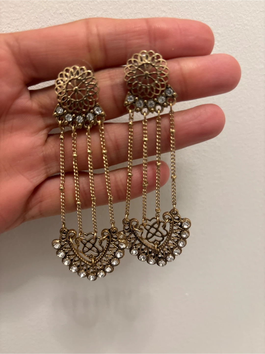 Gold Dangle Earrings