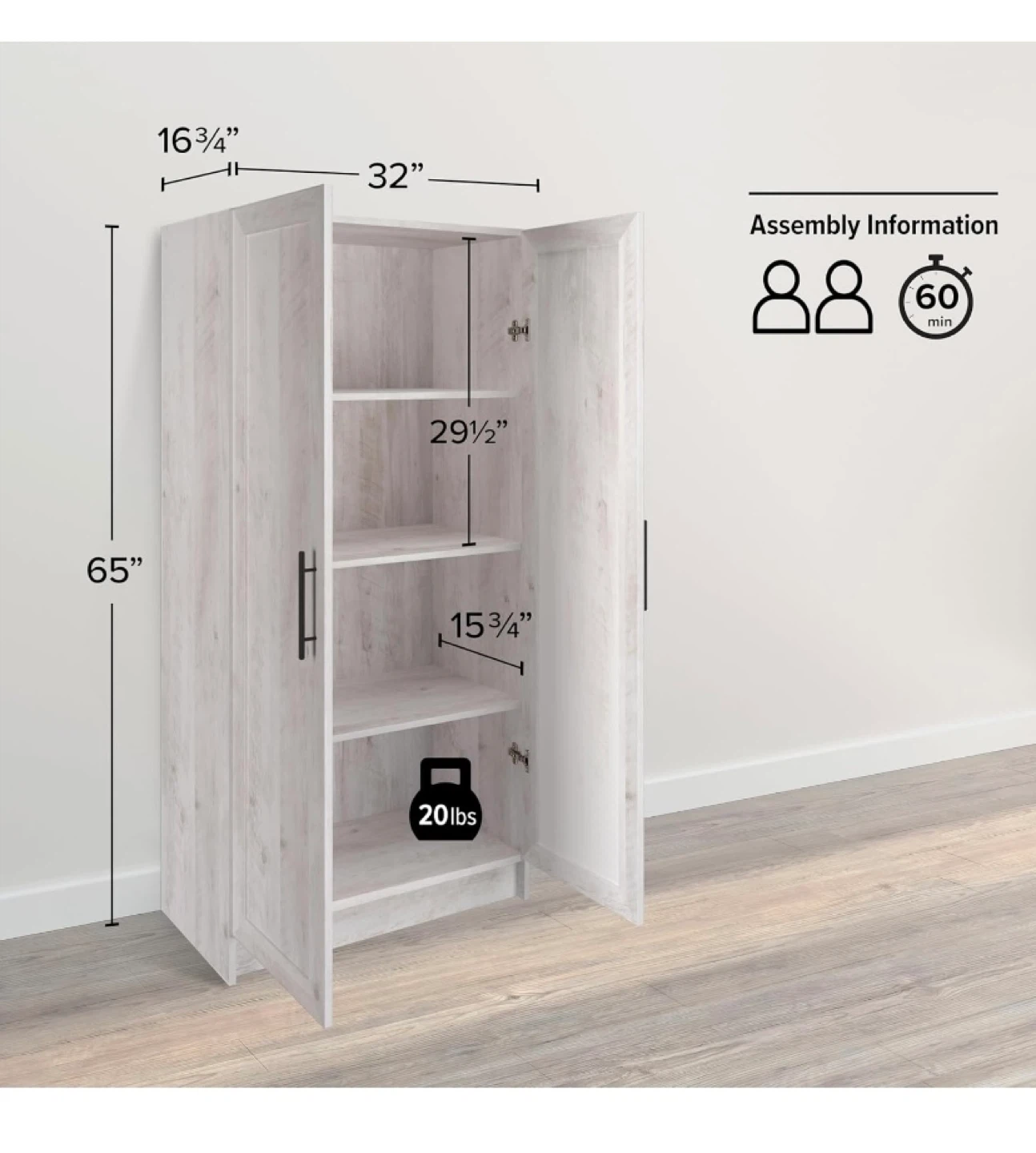 Wooden Storage Cabinet - photo 3