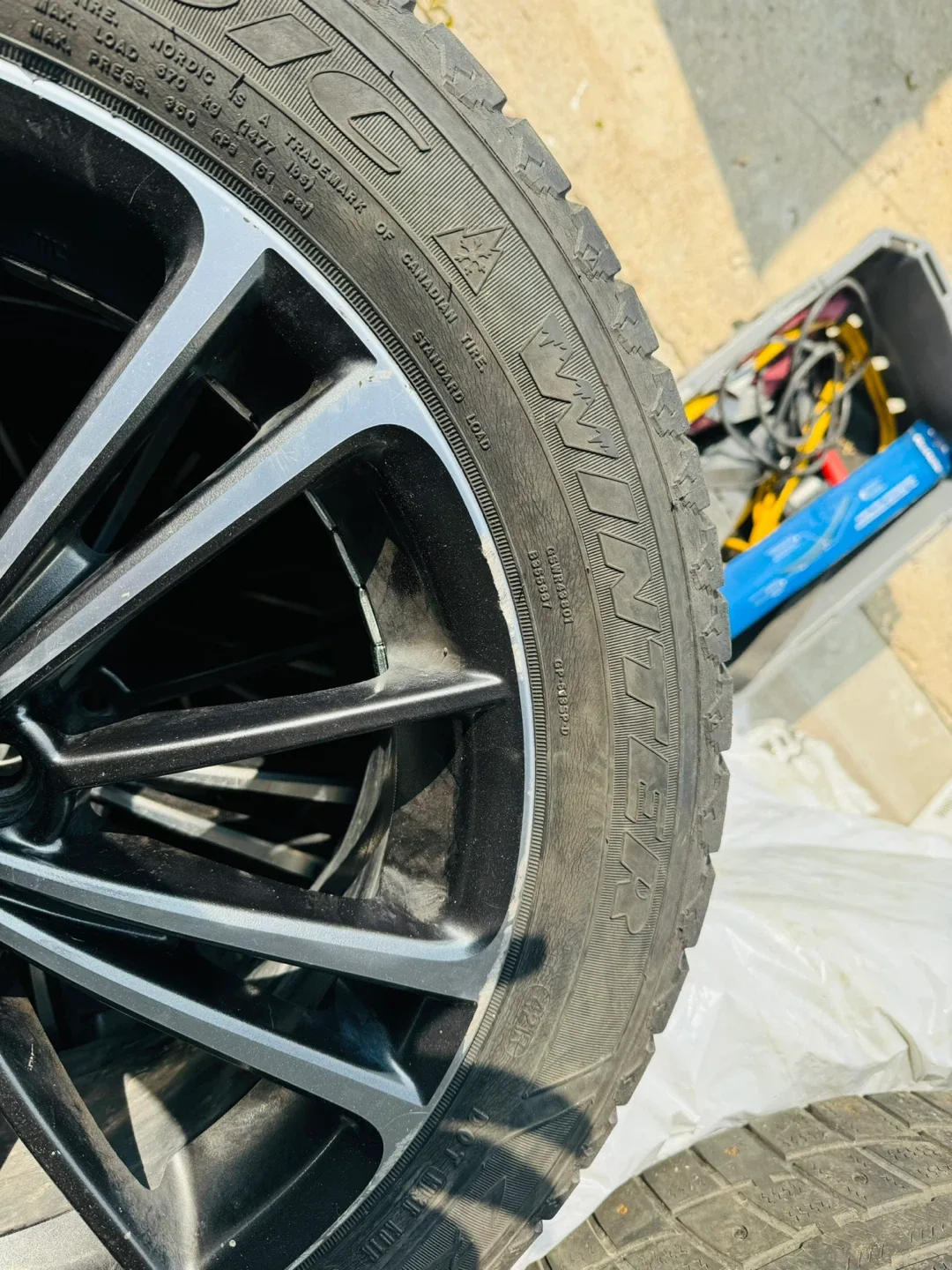 Stunned Winter Tires 215/55R17 with Rims image indicator(4)