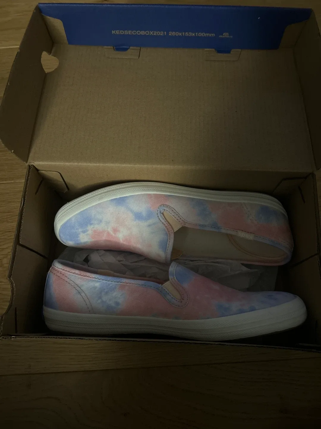 Keds CH Slip Tie Dye Pink/ Blue - Size 6.5