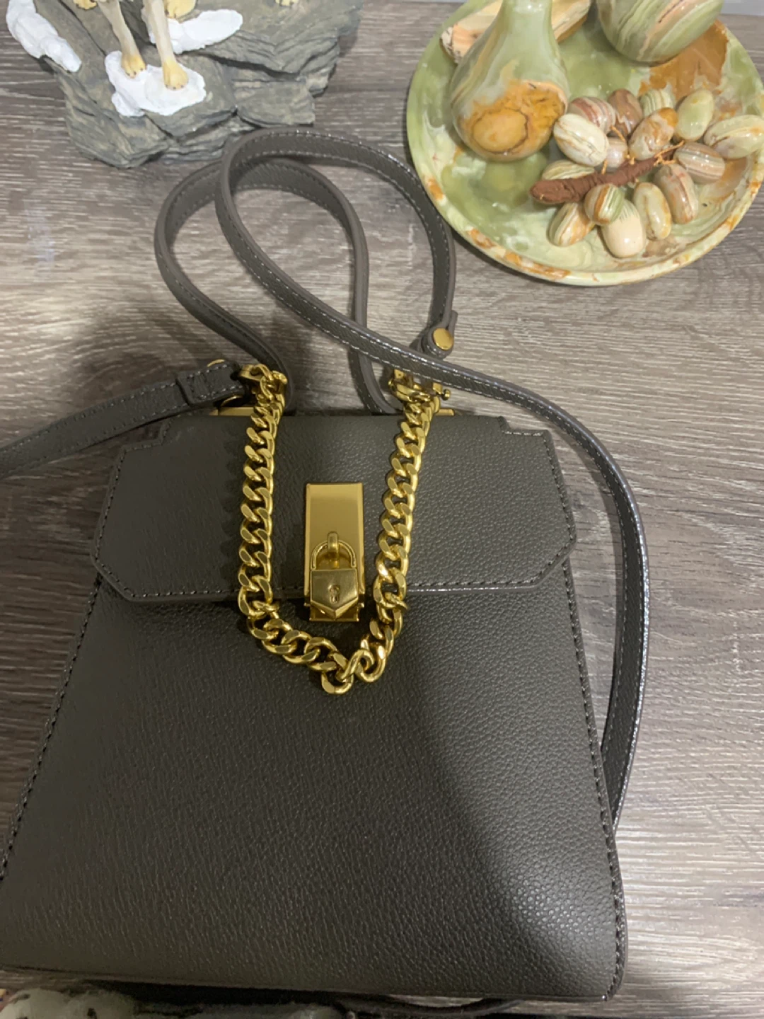 Charles & Keith Top Handle Chain Bag - photo 2