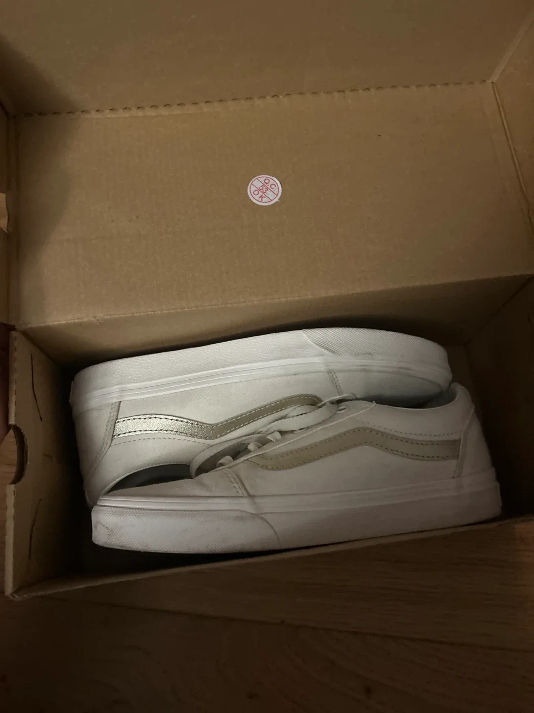 Vans Ward Canvas Metallic Shoes - Size 7