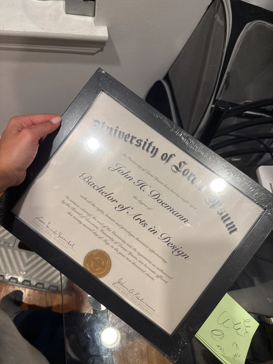 Americanflat Bachelor of Arts Frame