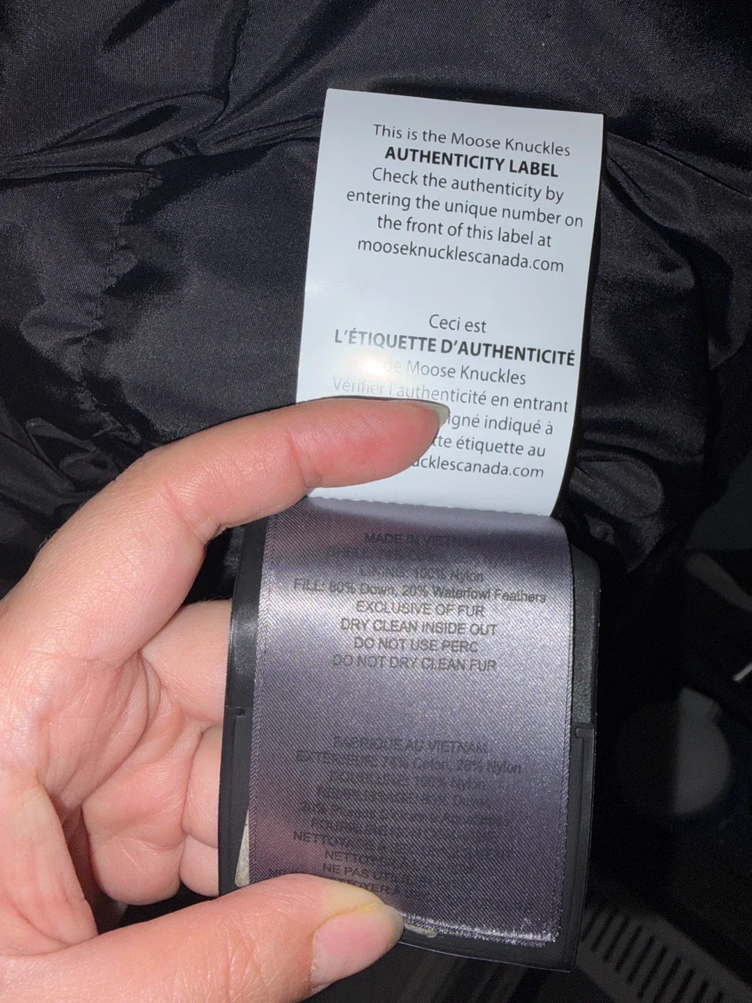 Moose Knuckles Down Jacket - Men Size S image indicator(3)