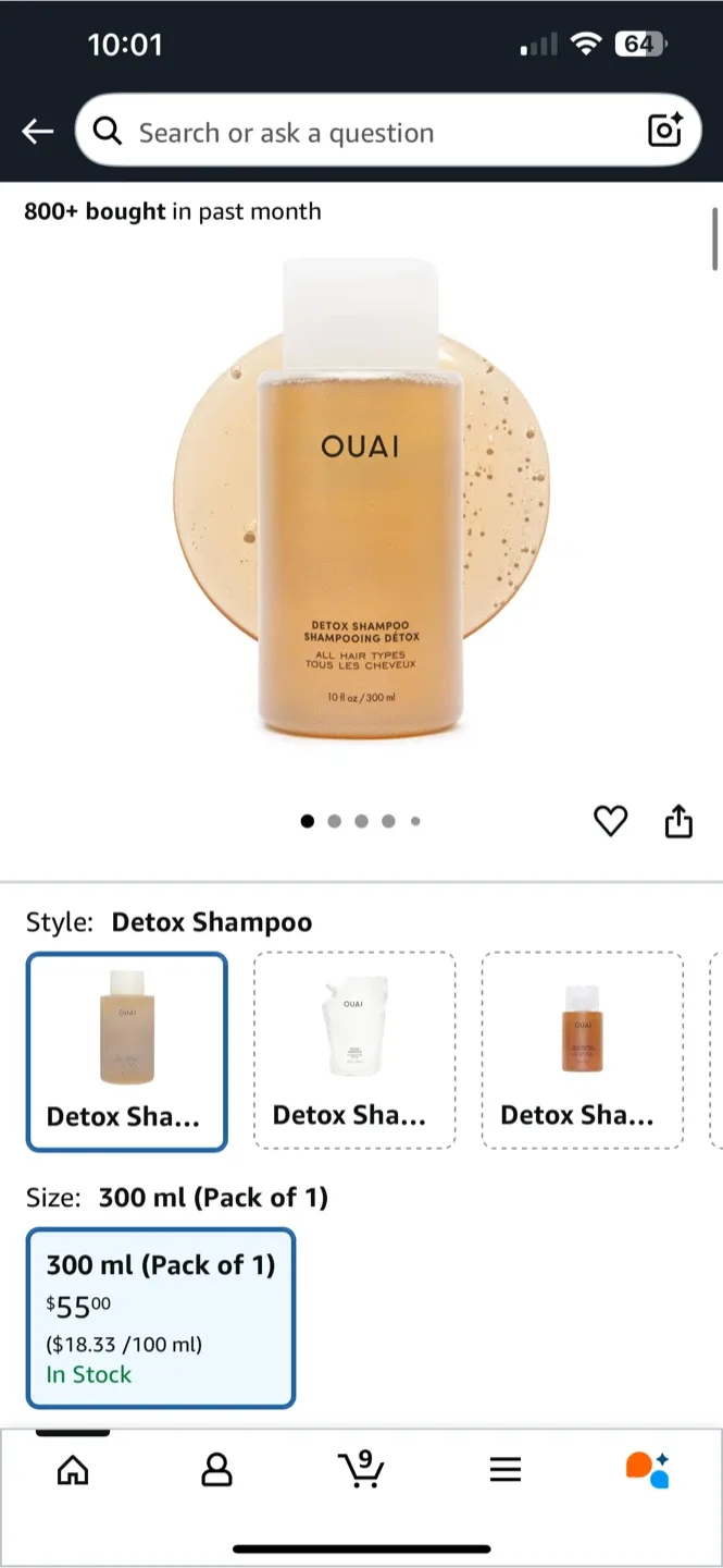OUAI Detox Shampoo 300 ml image indicator(2)