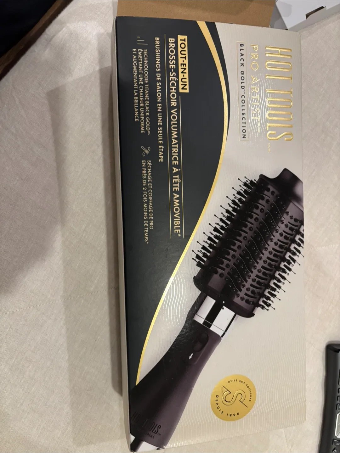 Hot Tools Pro Artist Black Gold Volumizer Brush