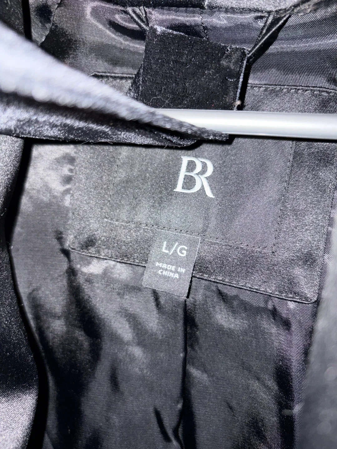 Banana Republic Black Puffer Coat - Size L image indicator(2)