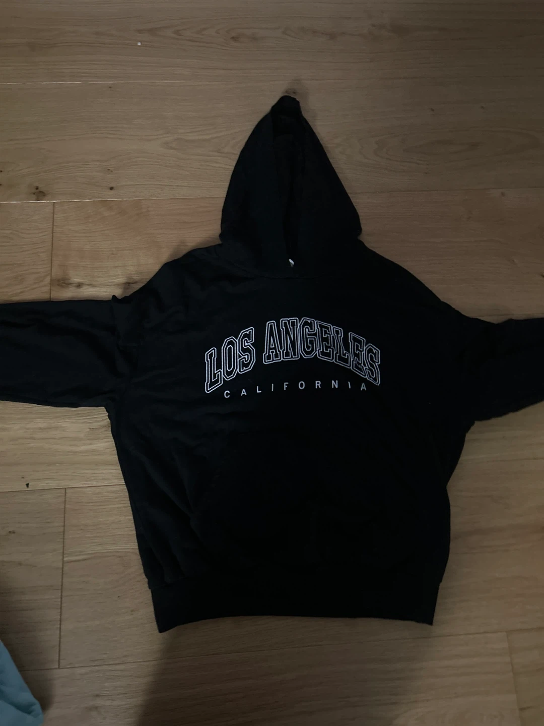 Shein Los Angeles Black Hoodie - Size 12-13Y