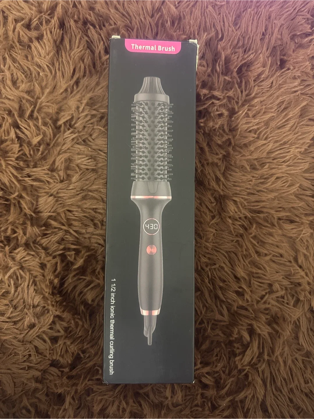 1 1/2 inch Ionic Thermal Curling Brush image indicator(2)